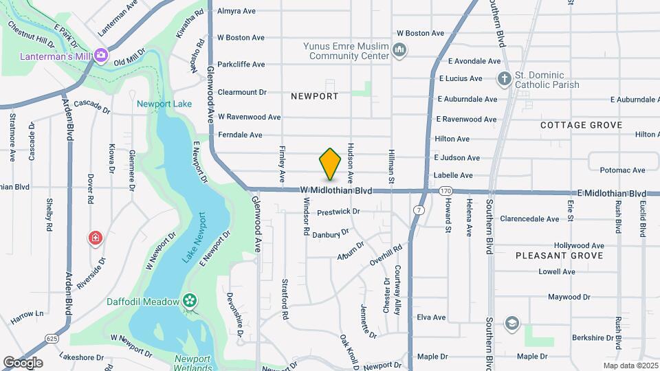 428 W Midlothian Blvd Map and Location Details