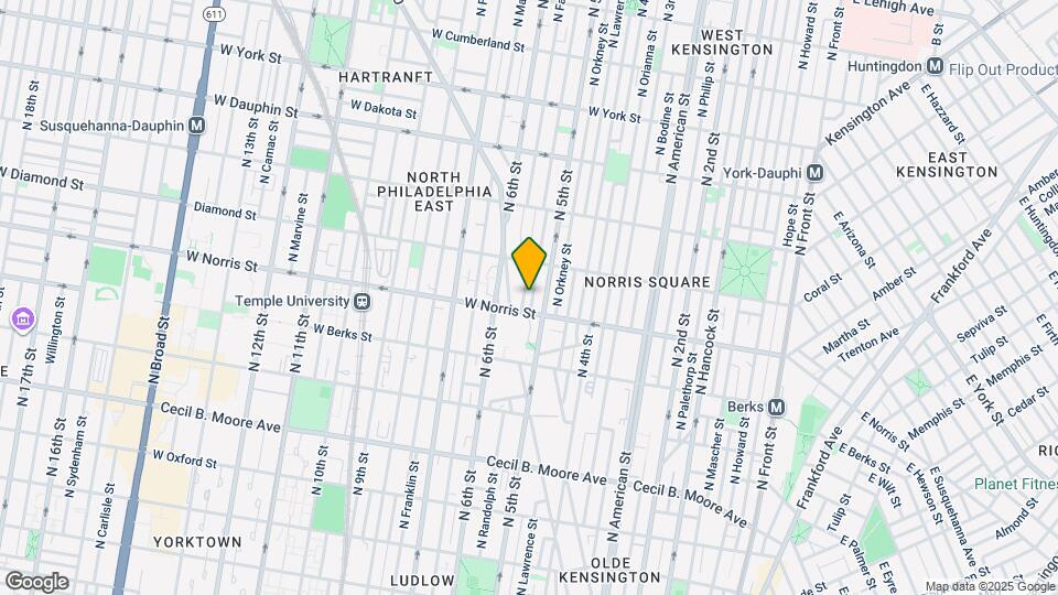 2011 N Randolph St Map and Location Details