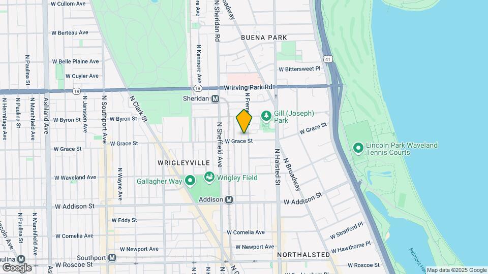 900 W Grace St Map and Location Details