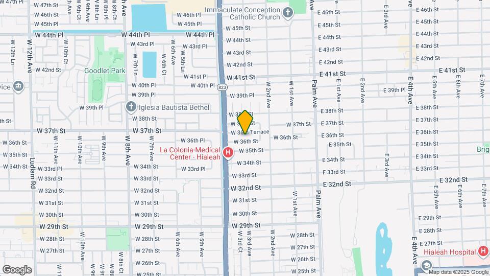 317 W 36th St Map and Location Details