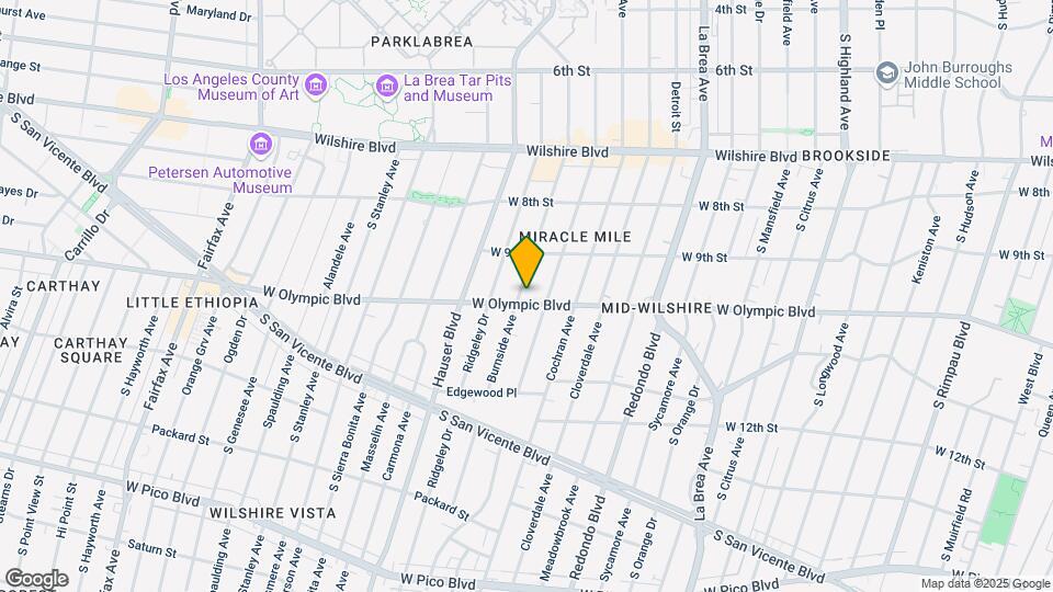 5565 W Olympic Blvd Mapa y Detalles de la Ubicación
