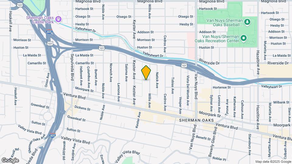4637 Willis Ave, Unit 102 Map and Location Details