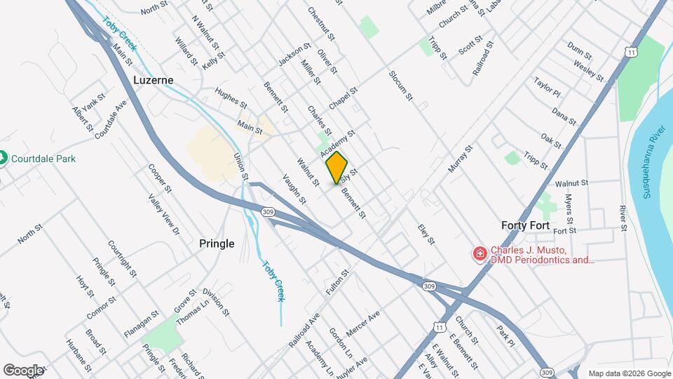 346 Bennett St, Unit 1 Mapa y Detalles de la Ubicación