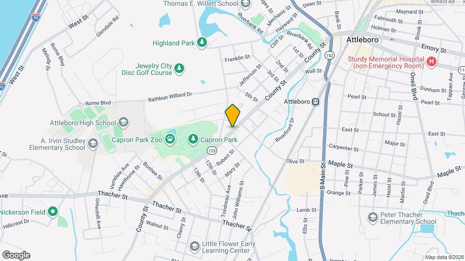 179 County St, Unit 2 Map and Location Details