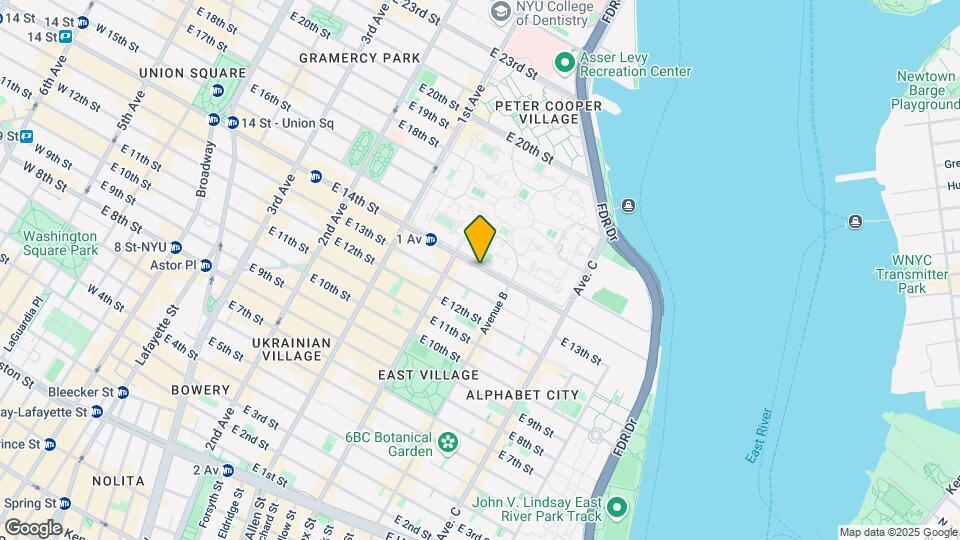 542 E 14th St Mapa y Detalles de la Ubicación