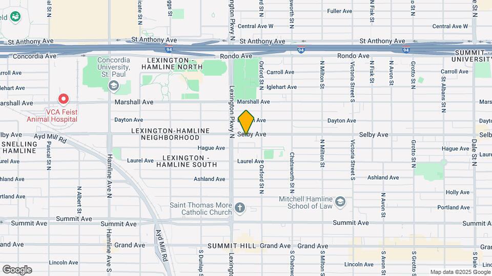 1070 Selby Ave, Unit 1070 Map and Location Details