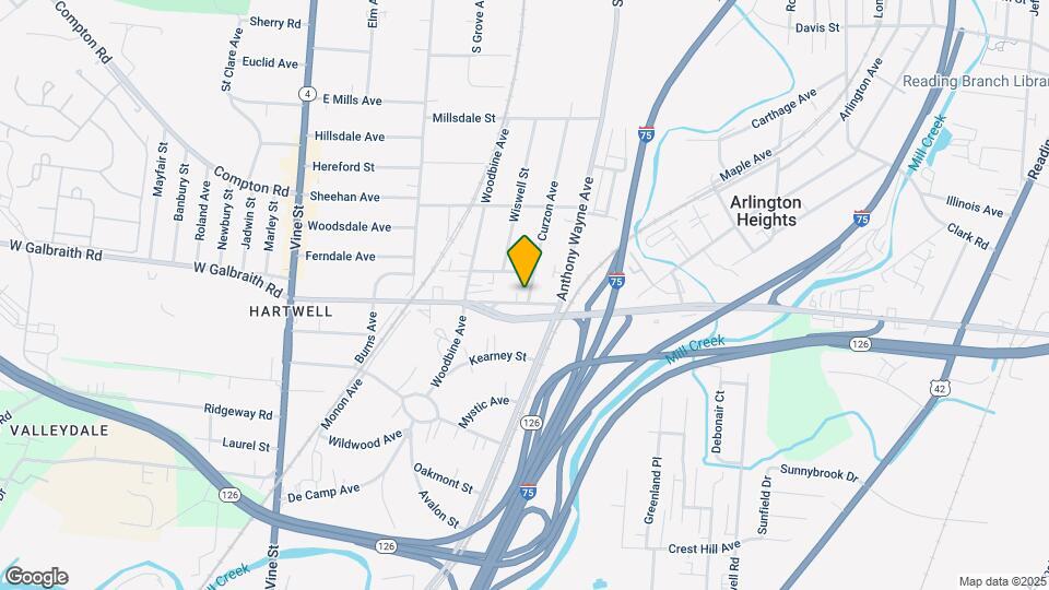 252 Hartwell Ave, Unit 1 Map and Location Details