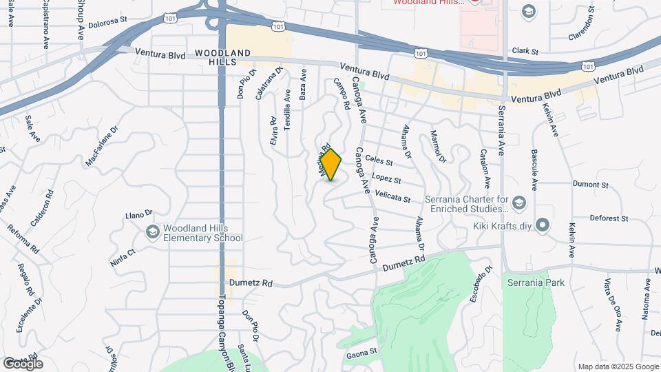 5131 Campo Rd Map and Location Details
