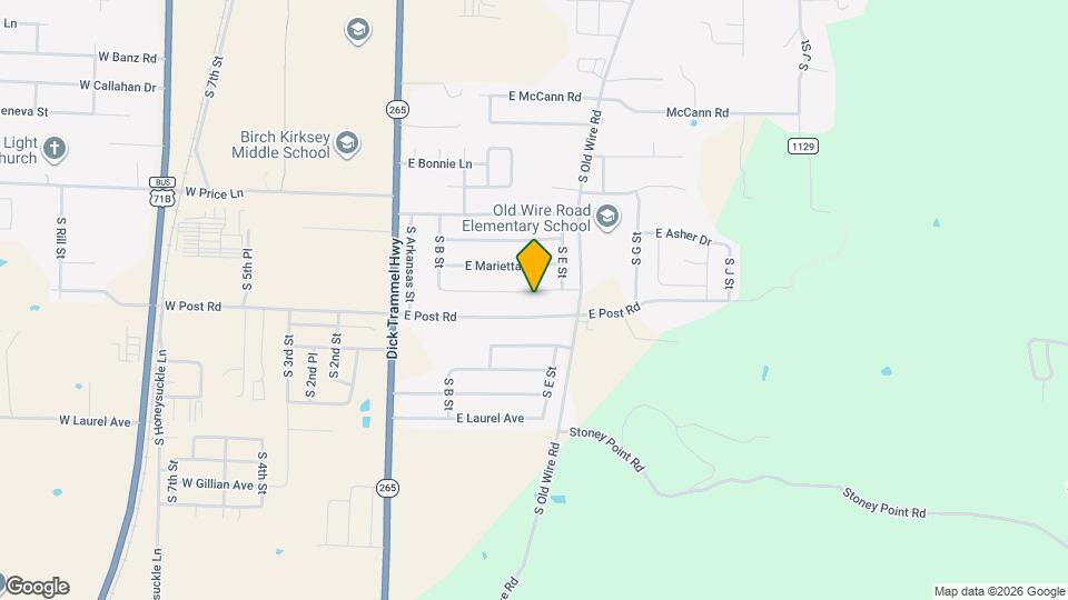 414 E Southern Trace Dr Map and Location Details