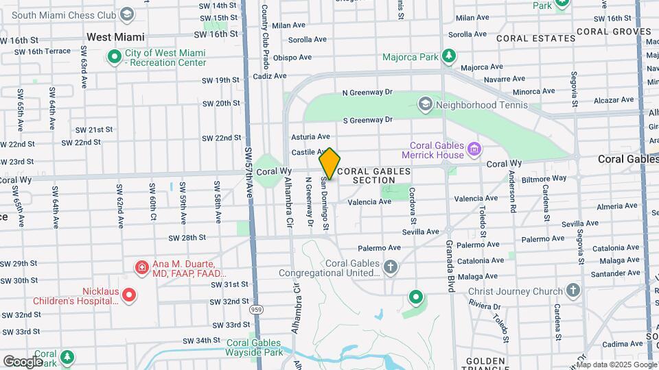 2421 San Domingo St Map and Location Details