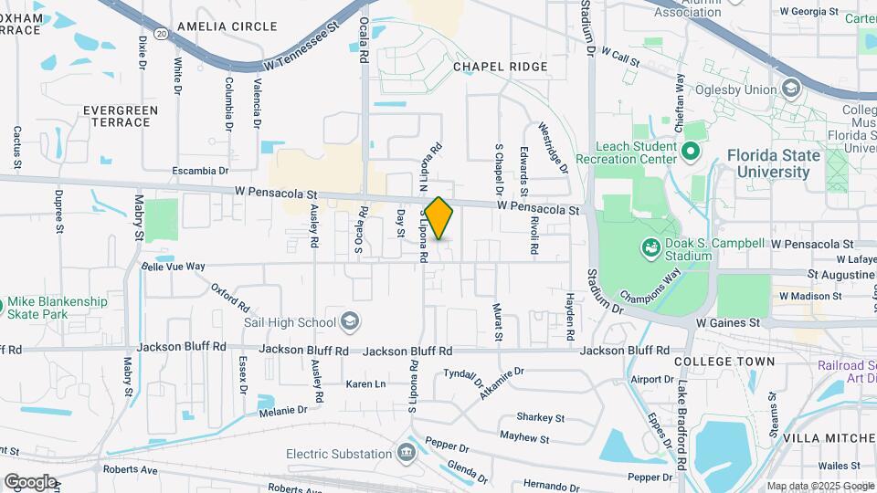 1864 Belle Vue Way Map and Location Details