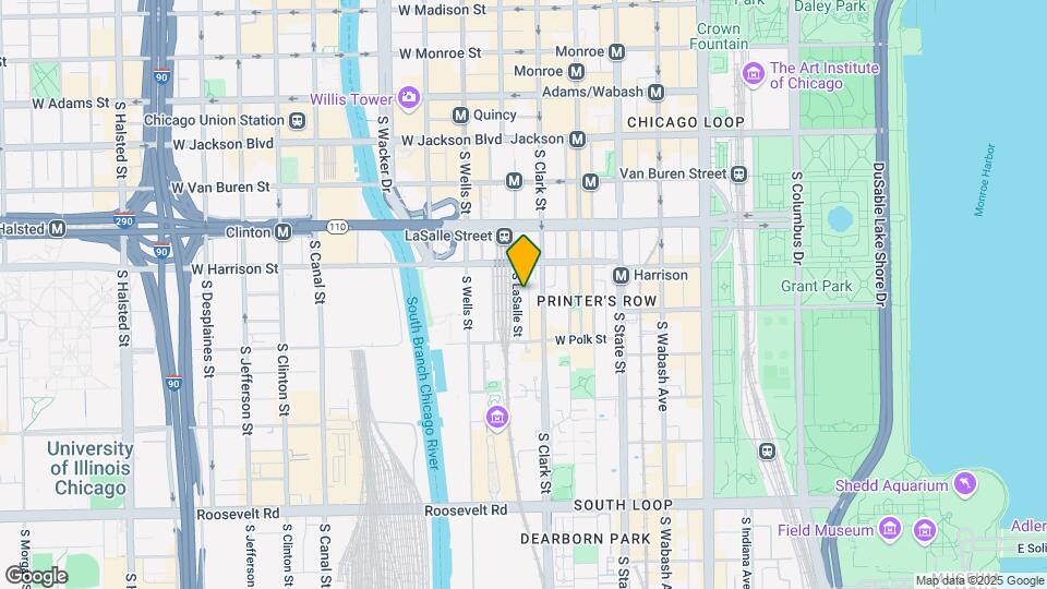 633 S LaSalle St Map and Location Details