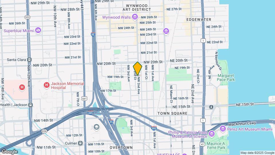1829 NW 2 Ct Mapa y Detalles de la Ubicación