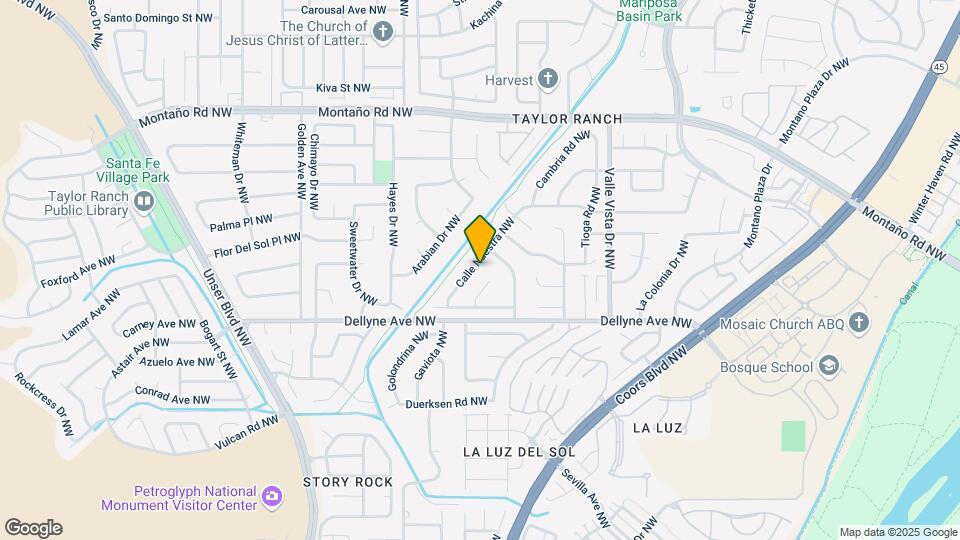 5312 Calle Nuestra NW Map and Location Details