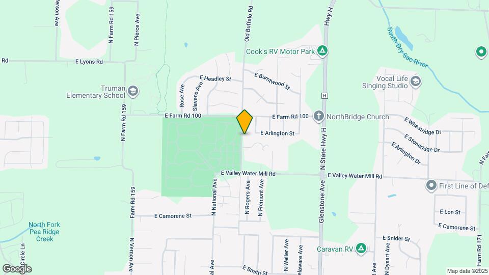 3710-3714 N Farm Rd 165 Map and Location Details