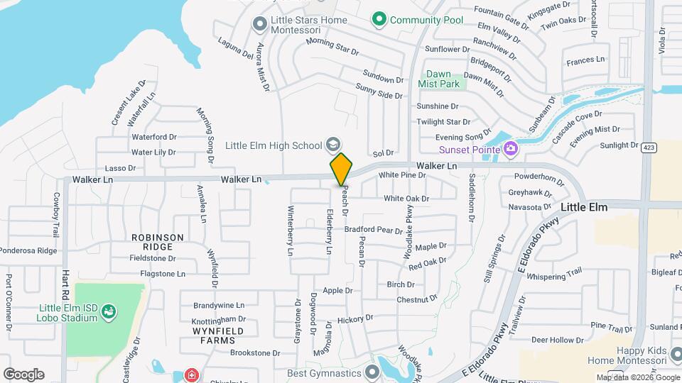 2748 Peach Dr Map and Location Details