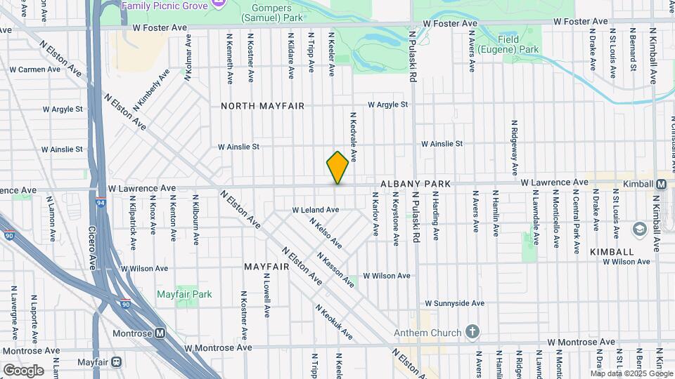 4757 N Keeler Ave Map and Location Details