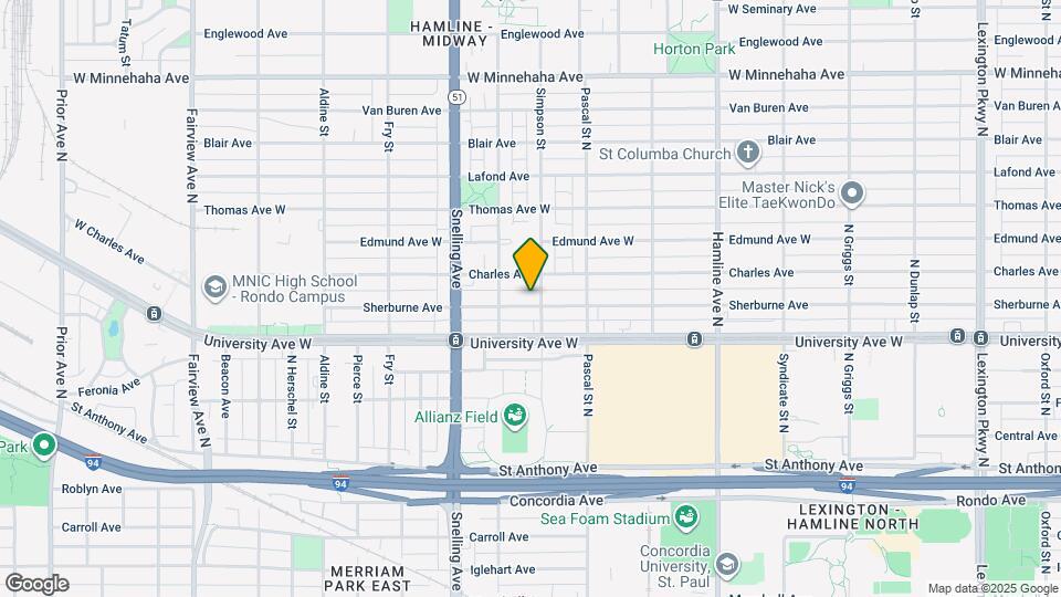 1501 Sherburne Ave Map and Location Details