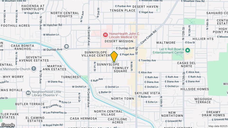 8835 N 3rd St Map and Location Details