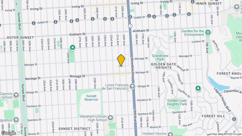1758 21st Ave Map and Location Details