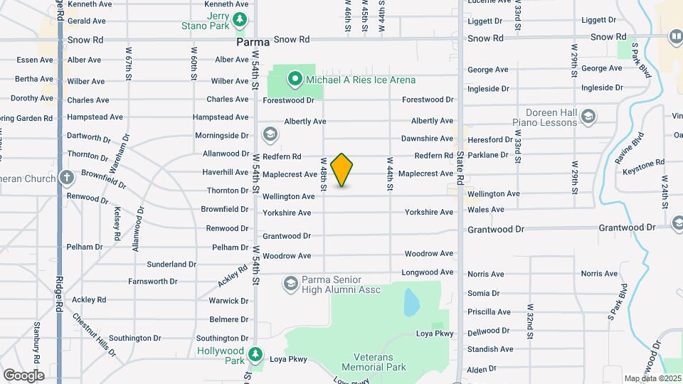 4610 Wellington Ave Map and Location Details
