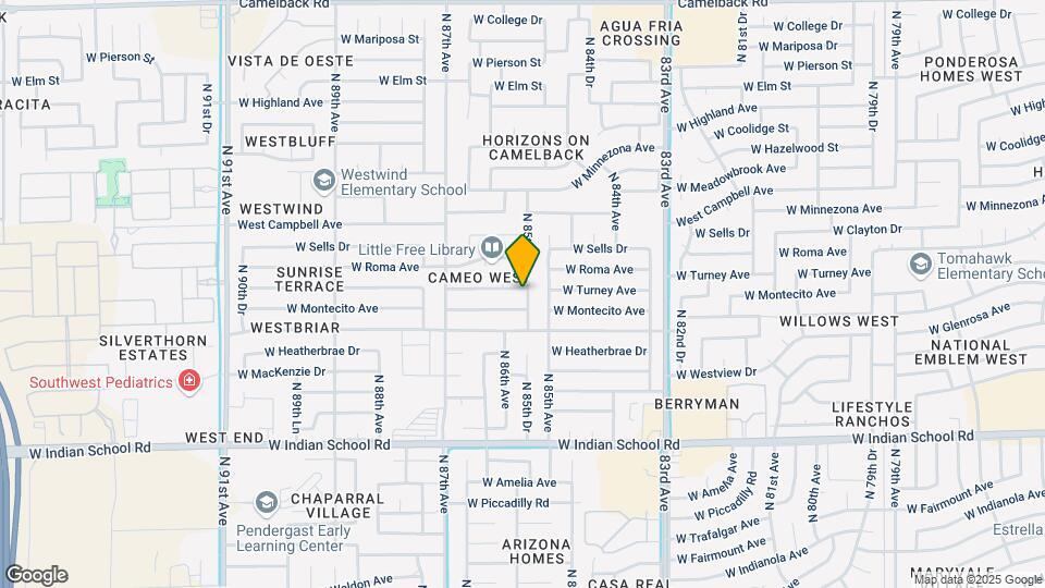 8515 W Turney Ave Map and Location Details