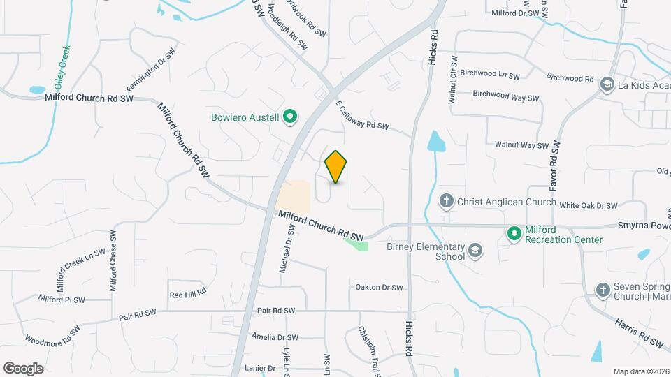 3090 Crest Ridge Cir SW Map and Location Details