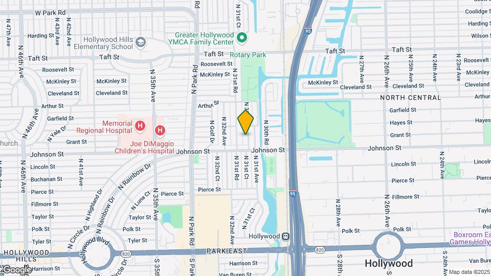 922 N 31st Ct Map and Location Details