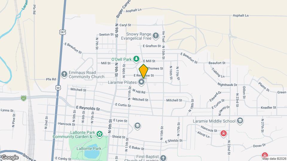 1227 Downey St Map and Location Details