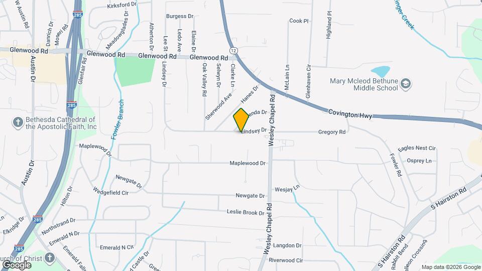 Room in House on Lindsey Dr Map and Location Details
