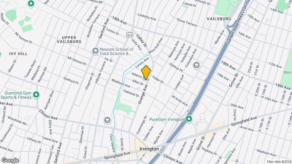 217 Orange Ave Map and Location Details