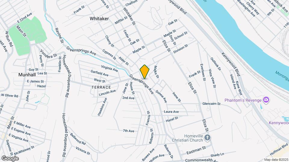 3801 Greensprings Ave Map and Location Details