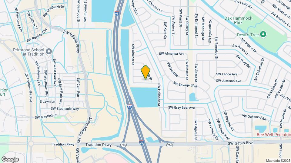2391 SW Santana Ave Map and Location Details