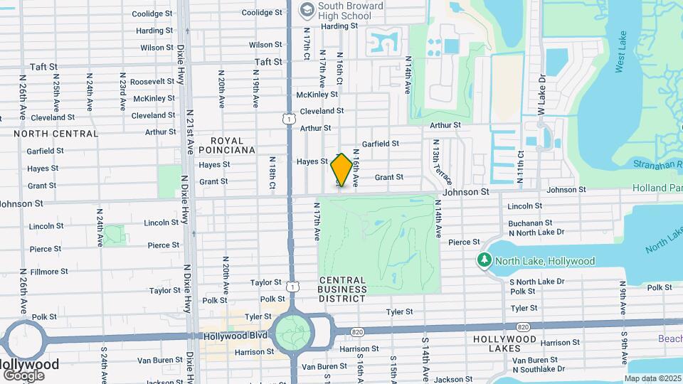1625 Johnson St Map and Location Details