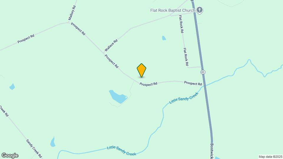 1121 Prospect Rd Map and Location Details