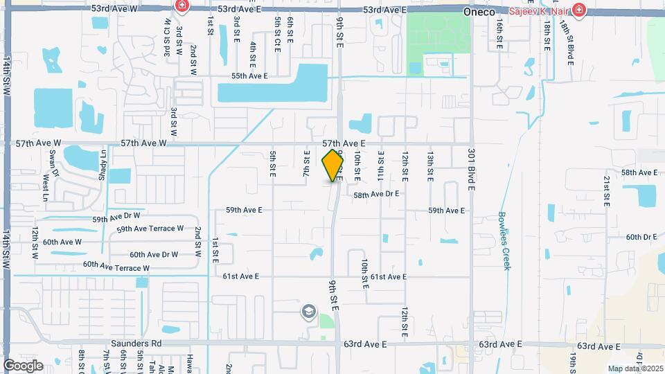 5803 8th Street Ct E, Unit 5801 8th st ct E Map and Location Details