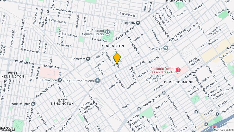 2014 E Birch St Map and Location Details