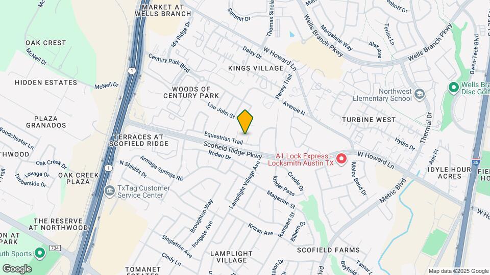 13408 Caballero Cove Map and Location Details