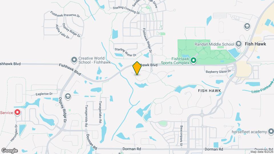 5873 Fishhawk Ridge Dr Map and Location Details