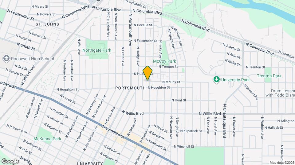 8931 N Haven Ave Mapa y Detalles de la Ubicación
