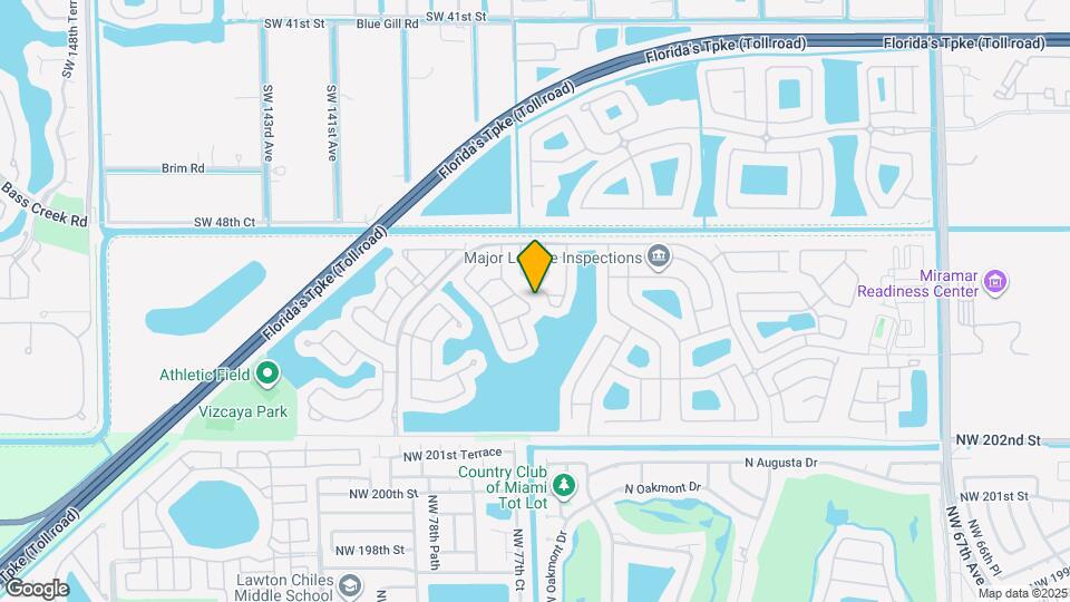 5081 SW 136th Terrace Map and Location Details