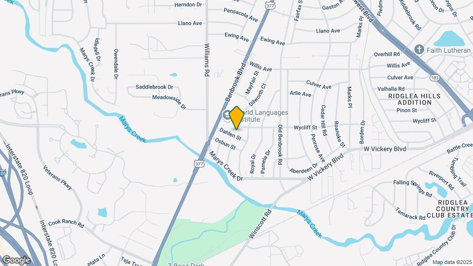 7624 Dahlen St Map and Location Details