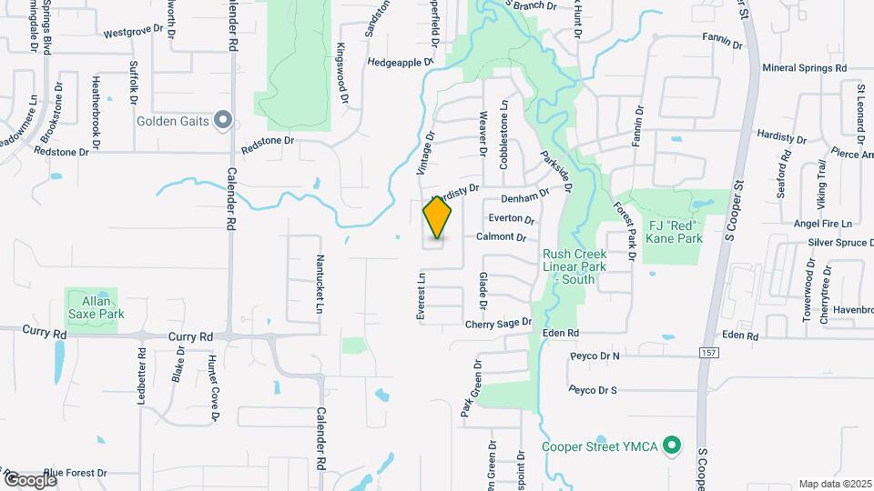 6604 Bluebird Dr Map and Location Details