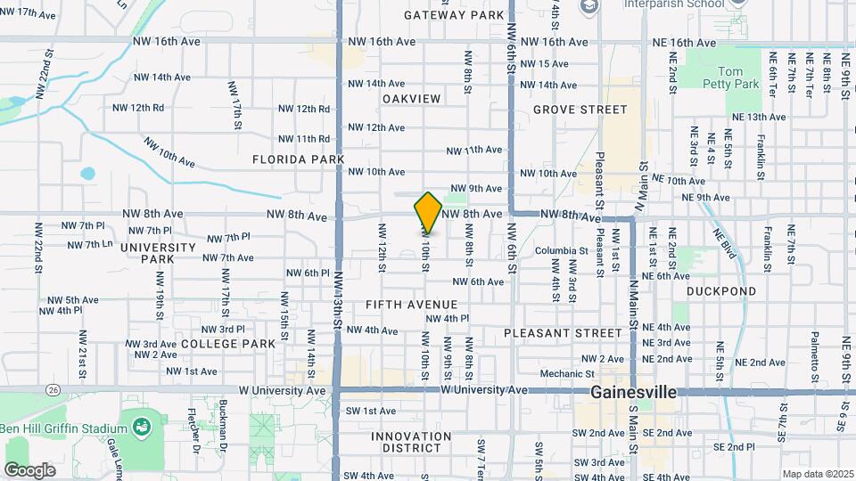 721 NW 10th St Map and Location Details