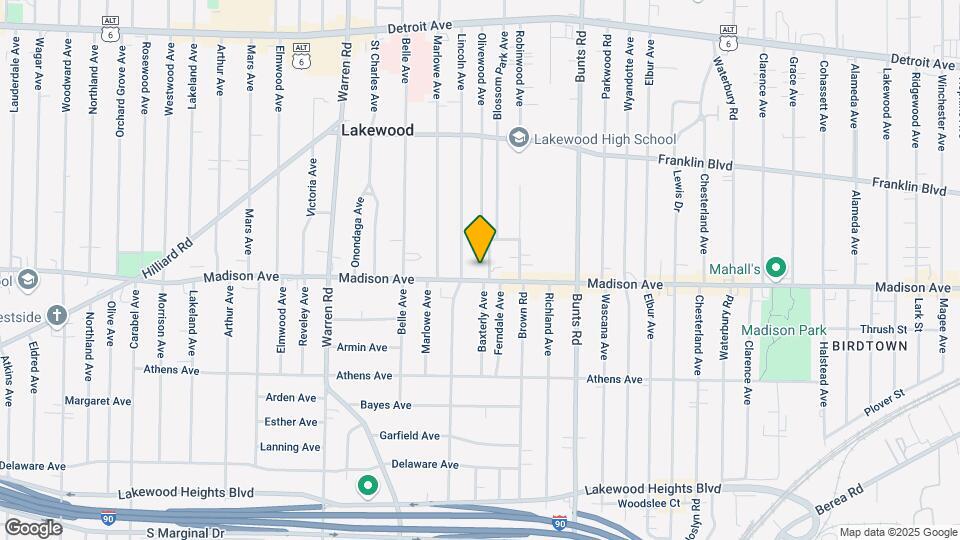 14300 Madison Ave Mapa y Detalles de la Ubicación