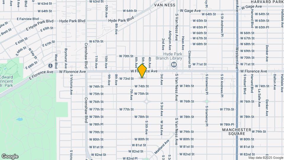 2616 W 73rd St Map and Location Details