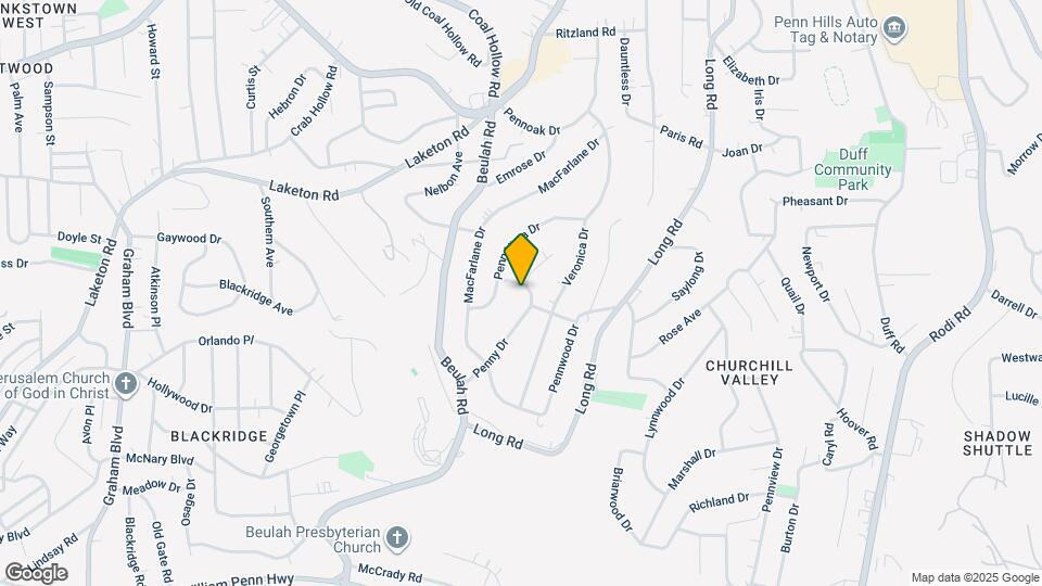 618 Penny Dr Map and Location Details