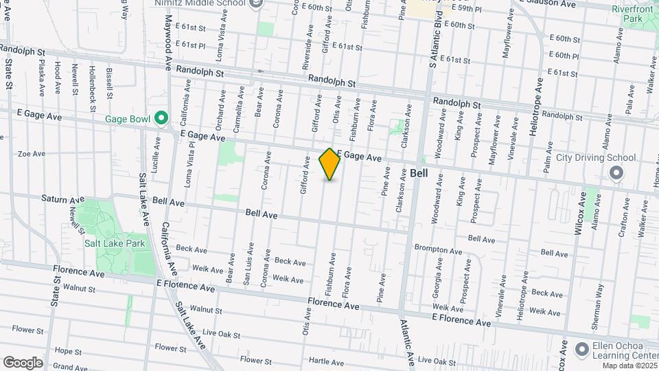 6528 Otis Ave Mapa y Detalles de la Ubicación
