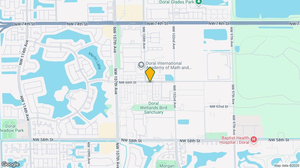 10346 NW 66th St Mapa y Detalles de la Ubicación