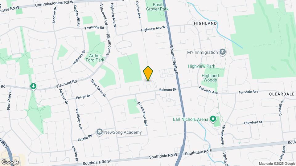 135 Belmont Dr Map and Location Details